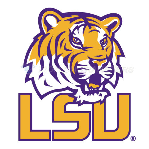 LSU Tigers Logo T-shirts Iron On Transfers N4916